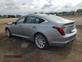 2023 Cadillac CT5 Luxury with VIN 1G6DX5RK0P0123857, listed as a Copart auction lot 56399025 with 45,565 mi miles and Salvage title. Bid and sale history available at DreamBid. Image 2.