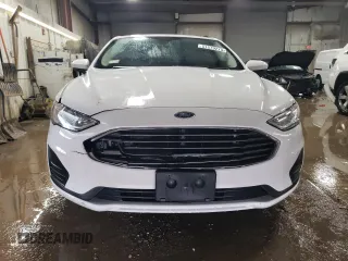 2019 Ford Fusion SE with VIN 3FA6P0HD9KR128968, listed as a Copart auction lot 51579275 with 74,656 mi miles and Salvage Title. Bid and sale history available at carsss.com. Image 5.