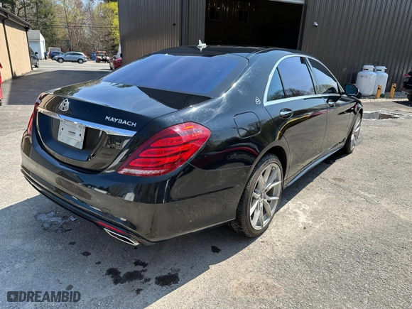 2015 Mercedes-Benz S-Class S 550 with VIN WDDUG8CB5FA129871, listed as a Copart auction lot 54195645 with 110,748 mi miles and Clean Title. Bid and sale history available at carsss.com. Image 4.
