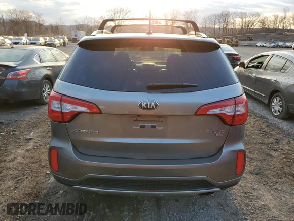 2014 Kia Sorento SX with VIN 5XYKWDA74EG447930, listed as a Copart auction lot 49012765 with 100,322 mi miles and Clean Title. Bid and sale history available at carsss.com. Image 6.