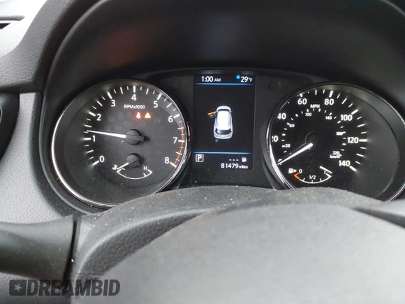 2018 Nissan Rogue SV with VIN KNMAT2MV8JP606457, listed as a IAAI auction lot 41163662 with 81,479 mi miles. Bid and sale history available at carsss.com. Image 7.