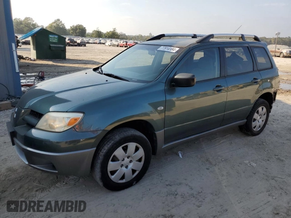 2006 Mitsubishi Outlander LS with VIN JA4LX31F46U022866, listed as a Copart auction lot 77914184 with 152,173 mi miles and Salvage Title. Bid and sale history available at carsss.com. Image 1.