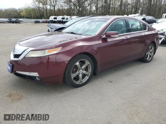 2010 Acura TL Tech with VIN 19UUA8F50AA019452, listed as a Copart auction lot 53091305 with 212,605 mi miles and Salvage Title. Bid and sale history available at carsss.com. Image 1.