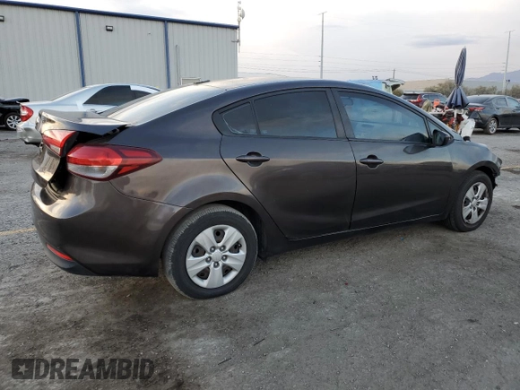 2017 Kia Forte LX with VIN 3KPFK4A76HE078325, listed as a Copart auction lot 42824485 with 54,037 mi miles and Salvage Title. Bid and sale history available at DreamBid. Image 3.