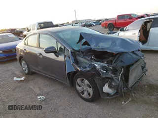 2015 Honda Civic Sedan LX with VIN 19XFB2F58FE002663, listed as a IAAI auction lot 41795876 with 103,662 mi miles. Bid and sale history available at carsss.com. Image 14.