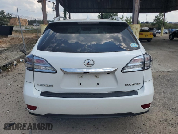 2010 Lexus RX 350 with VIN 2T2ZK1BA6AC003162, listed as a Copart auction lot 59735765 with 186,333 mi miles and Clean title. Bid and sale history available at DreamBid. Image 6.