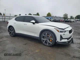 2021 Polestar 2 Launch Edition with VIN LPSED3KA2ML017218, listed as a Copart auction lot 73295444 with 33,808 mi miles and Salvage Title. Bid and sale history available at carsss.com. Image 4.