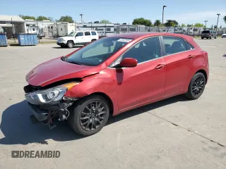2016 Hyundai Elantra GT with VIN KMHD35LH5GU319206, listed as a Copart auction lot 52622555 with 167,649 mi miles and Salvage Title. Bid and sale history available at carsss.com. Image 1.