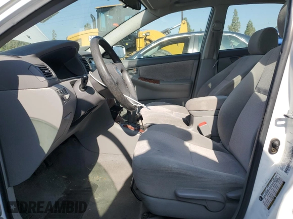 2006 Toyota Corolla CE with VIN 1NXBR32E76Z648635, listed as a Copart auction lot 63612905 with 163,489 mi miles and Salvage title. Bid and sale history available at DreamBid. Image 7.