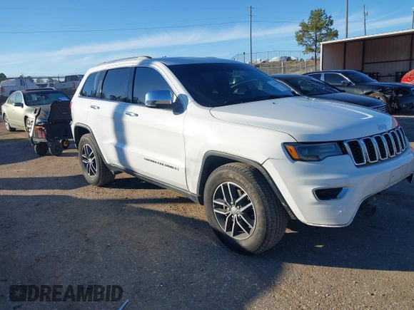 2017 Jeep Grand Cherokee Limited with VIN 1C4RJEBG8HC887899, listed as a IAAI auction lot 41242803 with 96,574 mi miles and . Bid and sale history available at DreamBid. Image 1.