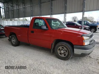 2004 Chevrolet Silverado 1500 Work Truck with VIN 1GCEC14X44Z350193, listed as a Copart auction lot 52914655 with 0 mi miles and Salvage Title. Bid and sale history available at carsss.com. Image 4.