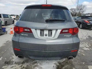 2012 Acura RDX with VIN 5J8TB2H20CA001786, listed as a Copart auction lot 45533005 with 165,883 mi miles and Salvage Title. Bid and sale history available at carsss.com. Image 6.