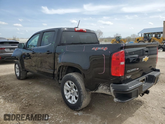 2019 Chevrolet Colorado 4WD LT z VIN 1GCGTCEN1K1117207, wystawiony jako Copart lot #51708785 z przebiegiem 124 235 mil mil oraz Szkoda całkowita • Salvage title. Historia ofert i sprzedaży dostępna na DreamBid. Obrazek 2.