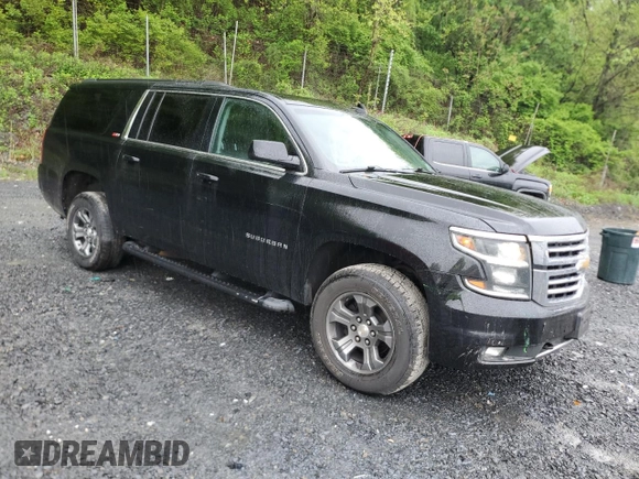 2018 Chevrolet Suburban LT with VIN 1GNSKHKC6JR130670, listed as a Copart auction lot 55339695 with 98,180 mi miles and Salvage Title. Bid and sale history available at DreamBid. Image 4.