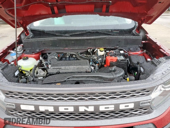2025 Ford Bronco Sport Big Bend with VIN 3FMCR9BN8SRE50686, listed as a Copart auction lot 59564705 with 689 mi miles and Salvage title. Bid and sale history available at DreamBid. Image 12.