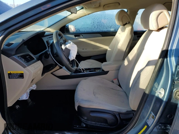 2017 Hyundai Sonata 2.4L with VIN 5NPE24AF2HH572793, listed as a Copart auction lot 46319855 with 150,244 mi miles and Salvage Title. Bid and sale history available at DreamBid. Image 7.