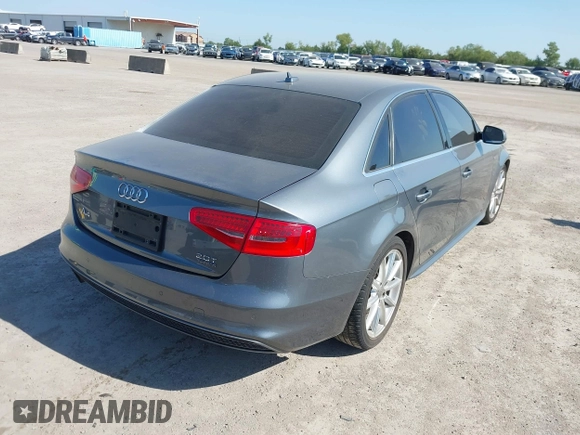 2015 Audi A4 Premium Plus with VIN WAUFFAFL0FN044511, listed as a IAAI auction lot 40490508 with 151,145 mi miles. Bid and sale history available at carsss.com. Image 4.