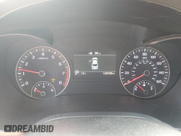 2019 Kia Optima SX with VIN 5XXGW4L29KG327192, listed as a Copart auction lot 52411425 with 109,785 mi miles and Salvage title. Bid and sale history available at DreamBid. Image 9.