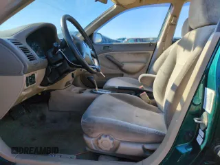 2001 Honda Civic EX with VIN 2HGES26761H602898, listed as a Copart auction lot 50371535 with 148,669 mi miles and Salvage Title. Bid and sale history available at DreamBid. Image 7.