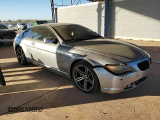 2007 BMW 6 Series 650i with VIN WBAEH13537CR52749, listed as a Copart auction lot 83858374 with 154,700 mi miles and Clean Title. Bid and sale history available at carsss.com. Image 4.