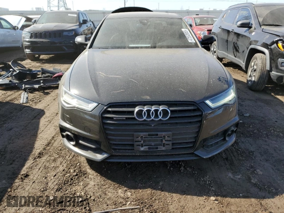 2017 Audi A6 Premium Plus with VIN WAUF2AFC9HN133847, listed as a Copart auction lot 47553955 with 57,064 mi miles and Salvage Title. Bid and sale history available at carsss.com. Image 5.
