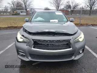 2014 Infiniti Q50 Premium with VIN JN1BV7AR7EM686881, listed as a IAAI auction lot 41812109 with 161,994 mi miles. Bid and sale history available at carsss.com. Image 6.