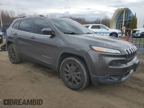 2014 Jeep Cherokee Limited with VIN 1C4PJMDB7EW138895, listed as a Copart auction lot 52585115 with 199,744 mi miles and Salvage Title. Bid and sale history available at DreamBid. Image 4.