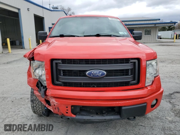 2014 Ford F-150 XL with VIN 1FTFW1EF4EKF85639, listed as a Copart auction lot 53059965 with 174,929 mi miles and Salvage Title. Bid and sale history available at carsss.com. Image 5.