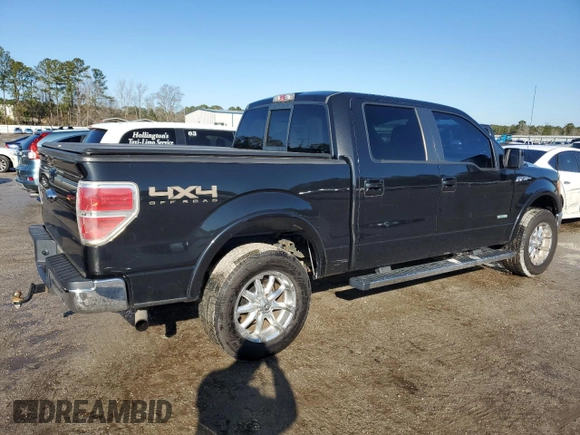 2012 Ford F-150 XL with VIN 1FTFW1ET4CFA81085, listed as a Copart auction lot 42703985 with 242,233 mi miles and Salvage Title. Bid and sale history available at carsss.com. Image 3.
