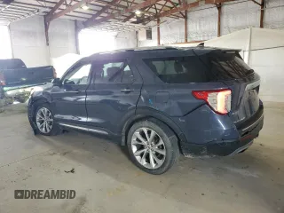 2021 Ford Explorer Platinum с VIN 1FM5K8HC8MGC17317, выставлен на аукционе Copart как лот 55221625 с пробегом 52 485 миль миль и Списание • Salvage title. История ставок и продаж доступна на DreamBid. Изображение 2.