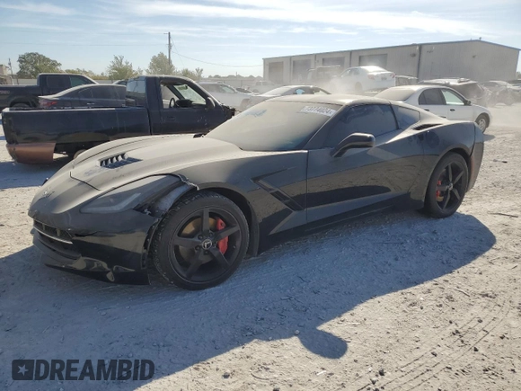 2015 Chevrolet Corvette 1LT with VIN 1G1YB2D72F5115476, listed as a Copart auction lot 73774024 with 54,565 mi miles and Clean Title. Bid and sale history available at carsss.com. Image 1.