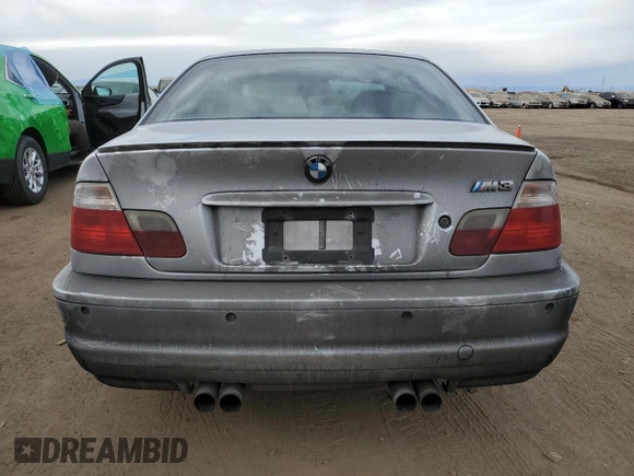 2002 BMW 3 Series M3 with VIN WBSBL93442JR18746, listed as a Copart auction lot 85567394 with 141,811 mi miles and Salvage Title. Bid and sale history available at DreamBid. Image 6.