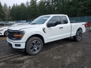 2024 Ford F-150 with VIN 1FTFX2L53RKD08080, listed as a Copart auction lot 43693095 with 4,381 mi miles and Salvage title. Bid and sale history available at DreamBid. Image 1.
