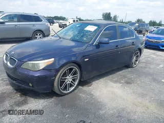 2005 BMW 5 Series 530i with VIN WBANA73595CR59676, listed as a IAAI auction lot 42040956 with 215,297 mi miles and . Bid and sale history available at DreamBid. Image 2.