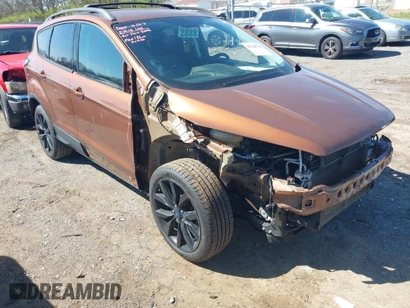 2017 Ford Escape SE with VIN 1FMCU0G97HUB49124, listed as a IAAI auction lot 41775132 with 103,069 mi miles. Bid and sale history available at carsss.com. Image 1.