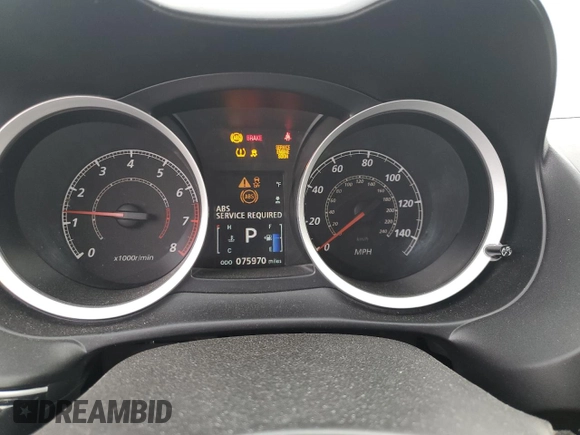2013 Mitsubishi Lancer GTS with VIN JA32X8HW8DU014110, listed as a Copart auction lot 77672344 with 75,970 mi miles and Salvage Title. Bid and sale history available at carsss.com. Image 9.