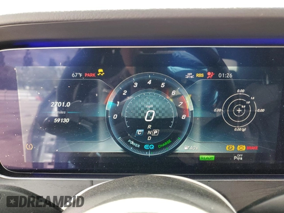 2019 Mercedes-Benz E 53 AMG with VIN WDDZF6BB6KA619132, listed as a Copart auction lot 50755365 with 59,130 mi miles and Salvage title. Bid and sale history available at DreamBid. Image 9.