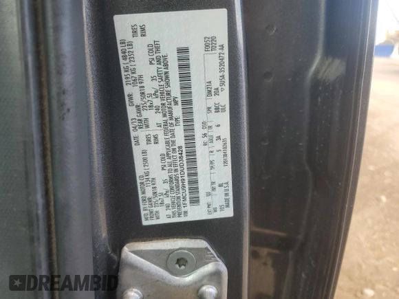 2013 Ford Escape SEL с VIN 1FMCU9H91DUD38428, выставлен на аукционе Copart как лот 57466025 с пробегом 106 858 миль миль и Списание • Salvage title. История ставок и продаж доступна на DreamBid. Изображение 13.