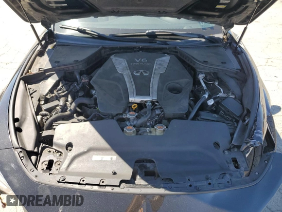2017 Infiniti Q60 Sport with VIN JN1EV7EK7HM363963, listed as a Copart auction lot 57836545 with 117,785 mi miles and Salvage title. Bid and sale history available at DreamBid. Image 11.