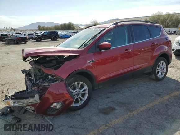 2018 Ford Escape SE with VIN 1FMCU9GD7JUC76597, listed as a Copart auction lot 48602135 with 89,044 mi miles and Salvage Title. Bid and sale history available at carsss.com. Image 1.
