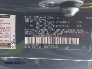 2021 Lexus NX with VIN JTJGARBZ6M2185609, listed as a IAAI auction lot 42065141 with 42,985 mi miles. Bid and sale history available at carsss.com. Image 9.