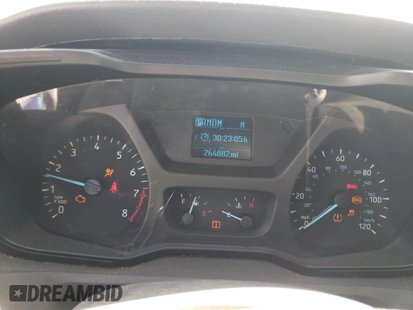 2019 Ford Transit with VIN 1FTYE1YM4KKB77840, listed as a Copart auction lot 70328604 with 264,882 mi miles and Salvage title. Bid and sale history available at DreamBid. Image 9.