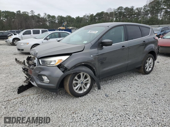 2017 Ford Escape SE with VIN 1FMCU0GD5HUC67421, listed as a Copart auction lot 86633734 with 82,929 mi miles and Salvage Title. Bid and sale history available at DreamBid. Image 1.