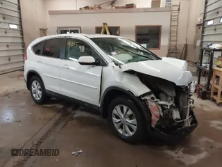 2014 Honda CR-V EX with VIN 5J6RM4H57EL032284, listed as a IAAI auction lot 41041055 with 40,443 mi miles. Bid and sale history available at carsss.com. Image 1.