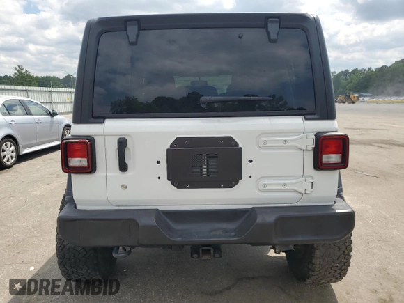 2018 Jeep Wrangler Unlimited Sport S z VIN 1C4HJXDG9JW143513, wystawiony jako Copart lot #55415625 z przebiegiem 133 294 mil mil oraz Szkoda całkowita • Salvage title. Historia ofert i sprzedaży dostępna na DreamBid. Obrazek 6.