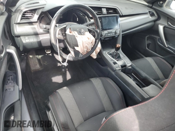 2017 Honda Civic Si with VIN 2HGFC3A57HH753983, listed as a Copart auction lot 51331985 with 93,221 mi miles and Salvage Title. Bid and sale history available at DreamBid. Image 8.