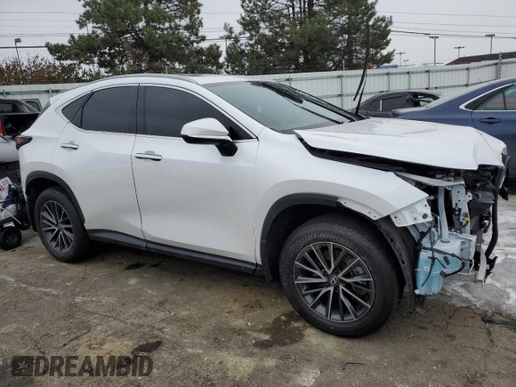 2024 Lexus NX 250 with VIN 2T2ADCAZ6RC010487, listed as a Copart auction lot 42030835 with 42,164 mi miles and Salvage title. Bid and sale history available at DreamBid. Image 4.