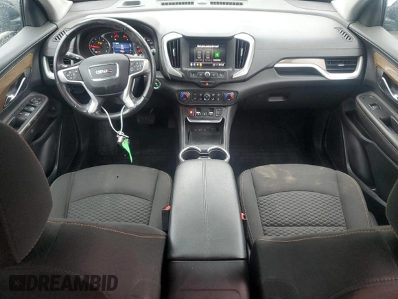 2020 GMC Terrain SLE with VIN 3GKALTEV9LL285729, listed as a Copart auction lot 60807035 with 50,143 mi miles and Salvage title. Bid and sale history available at DreamBid. Image 8.