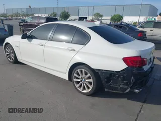 2011 BMW 5 Series 528i with VIN WBAFR1C51BC740734, listed as a IAAI auction lot 42035705 with 134,691 mi miles and . Bid and sale history available at carsss.com. Image 3.