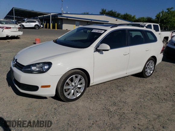 2011 Volkswagen Jetta TDI with VIN 3VWPL7AJ4BM666913, listed as a Copart auction lot 61019635 with 155,950 mi miles and Clean title. Bid and sale history available at DreamBid. Image 1.